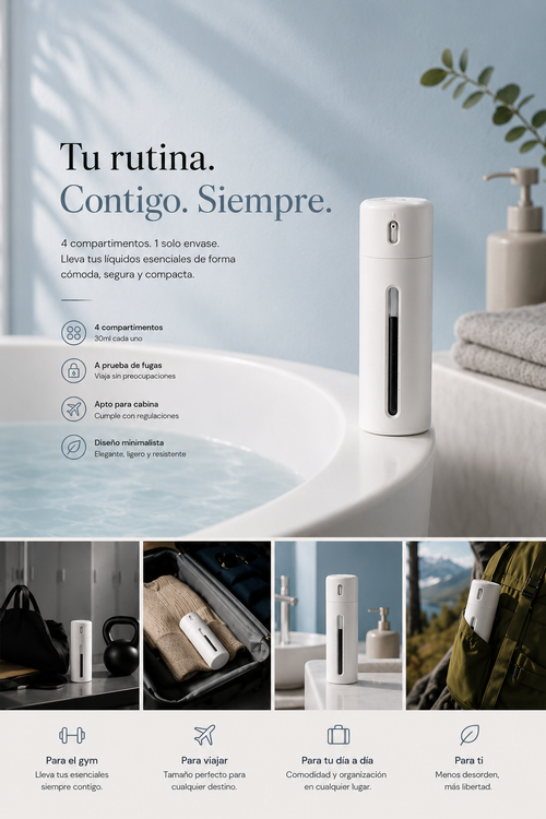 Dispensador 4 en 1 Velori