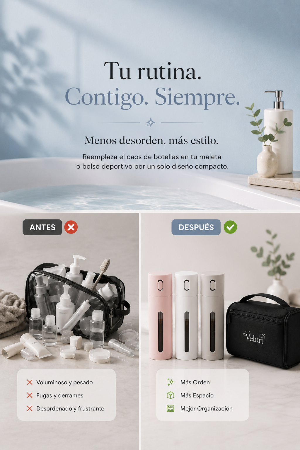 Dispensador 4 en 1 Velori